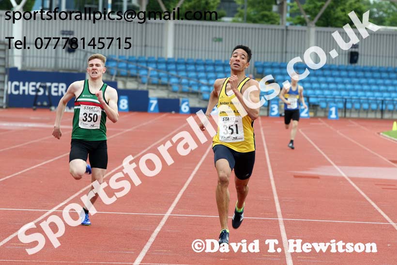 Mens under-20s 400 metres, Northern Senior and Under-20s Champs., SportsCity, Manchester. Photo: David T. Hewitson/Sports for All Pics